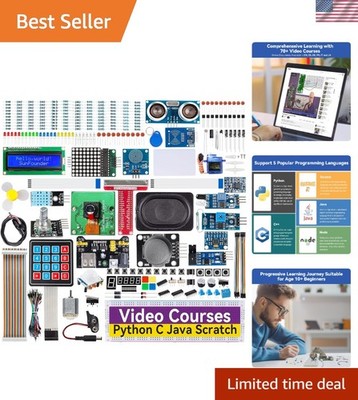 Engaging Raspberry Pi Ultimate Starter Set: 337+ Tools & 70+ Expert Tutorials
