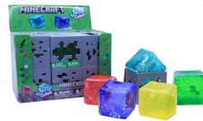  NEW Minecraft Jelly Cube Squishy Pick your color Like Needoh