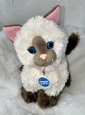 Build A Bear Ragdoll Cat Siamese Himalayan Plush Stuffed Promise Pet Collar BABW