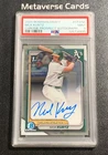 2024 Bowman Draft Chrome 1st Prospect Auto Nick Kurtz PSA9 #CPANK
