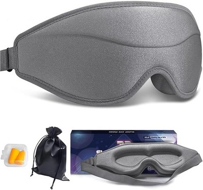 3D Eye Sleep Mask Breathable for Sleeping Night Blindfold Machine Wash for Men W