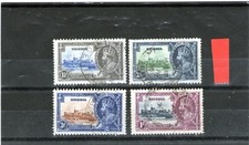 King George v 1935 Silver Jubilee fine used stamps set Nigeria