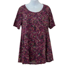 NWOT LuLaRoe Perfect T women’s size M paisley hippie boho
