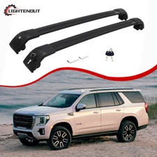 Lockable Cross Bars for GMC Yukon 2021-2026 Roof Rack Rails Cargo Carrier 
