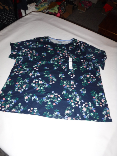 Size Plus Short Sleeve Women's T-Shirts ,3X,2X,1X,0X,Croft & Barrow Multi Color - Picture 53 of 679