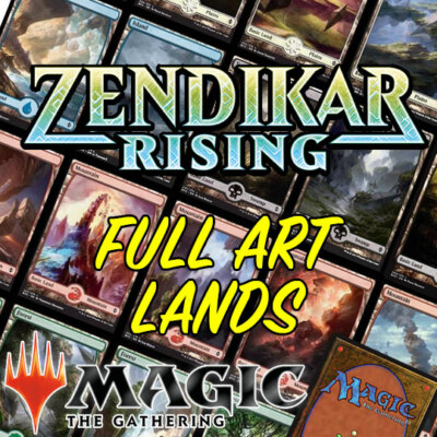 MTG ZNR Zendikar Rising Full Art Plains Island Swamp Mountain Forest Lands