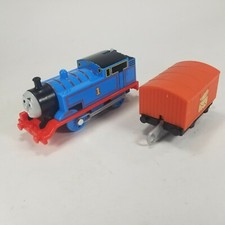 Thomas  Friends Motorized Trackmaster With Brown Sodor Mail Car