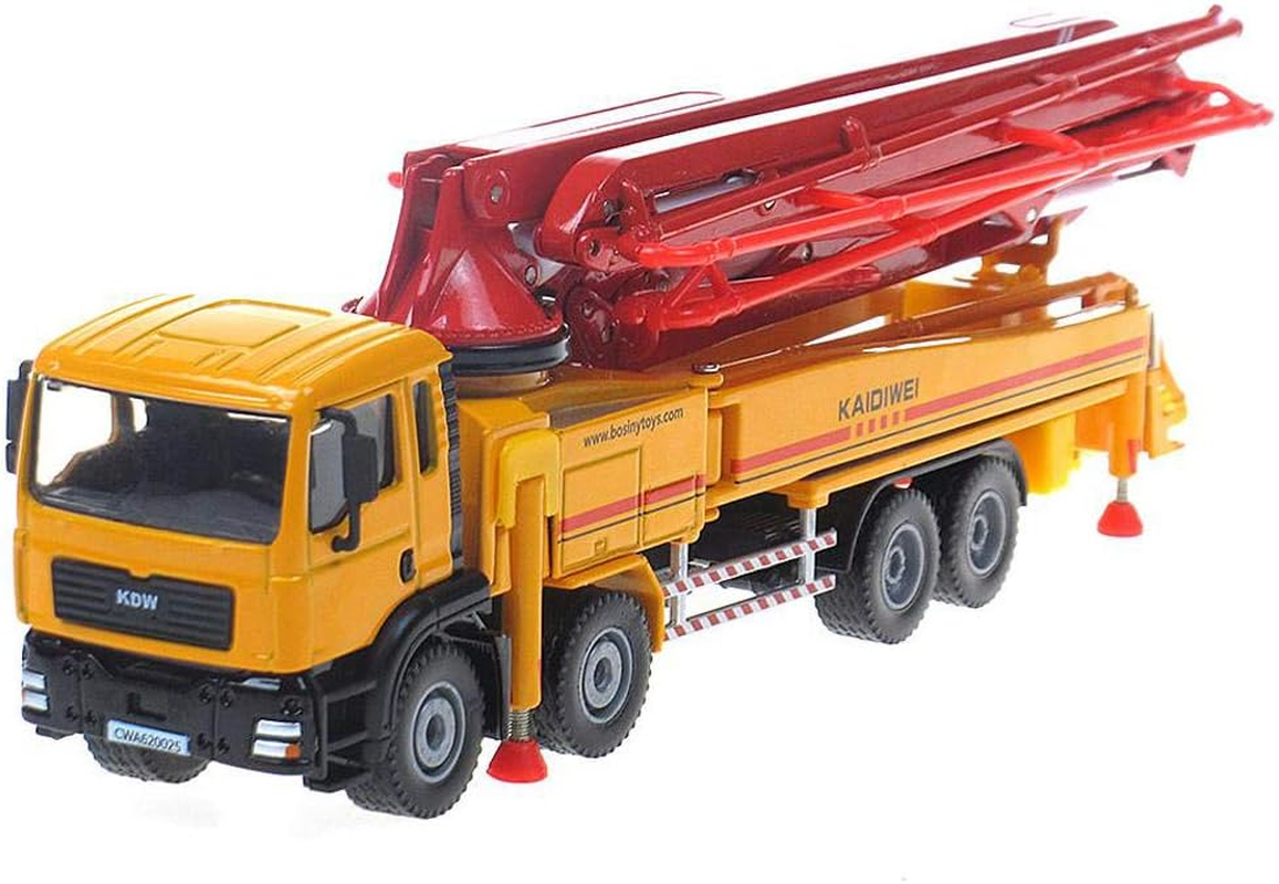 Alloy Die-Cast Engineering Concrete Pump Truck Toy Car Model