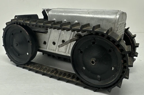 Vintage Louis Marx Wind Up Toy Tractors Dozer N.Y. 200-5-Ave - Free Shipping