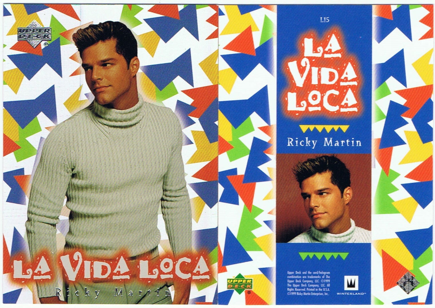 Ricky Martin La Vida Loca by Upper Deck/Winterland in 1999. Inserts + Discounts. - Picture 24 of 24