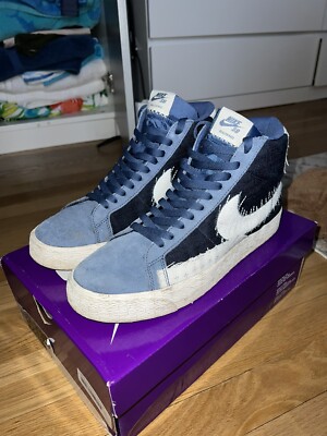 Nike SB Zoom Blazer Mid Premium Sashiko Denim Mystic Navy CT0715
