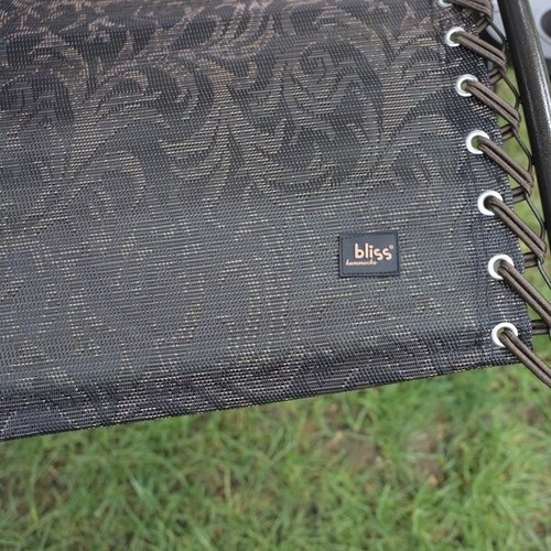 Bliss Hammocks 26" Wide Zero Gravity Chair w/ Adjustable Canopy Sun-Shade - Afbeelding 11 van 15