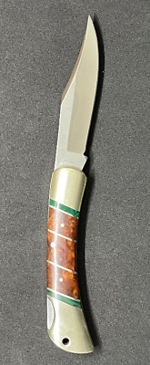 Herbertz Messer Rostfrei 440 207111 Wood & Malachite Handle