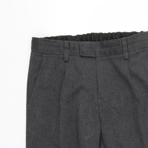 Marks & Spencer Boys Grey Polyester Blend Cropped Trousers Size 7-8 Years - Picture 6 of 12
