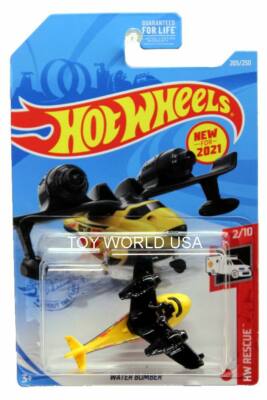 2021 Hot Wheels #205 HW Rescue Water Bomber