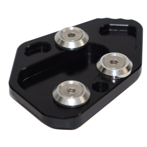 Kickstand Foot Side Stand Enlarger Plate Pad Black For BMW F800S F800GT F800ST - Picture 2 of 6