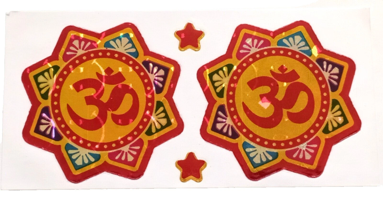 Разноцветные религиозные голографические наклейки для скрапбукинга