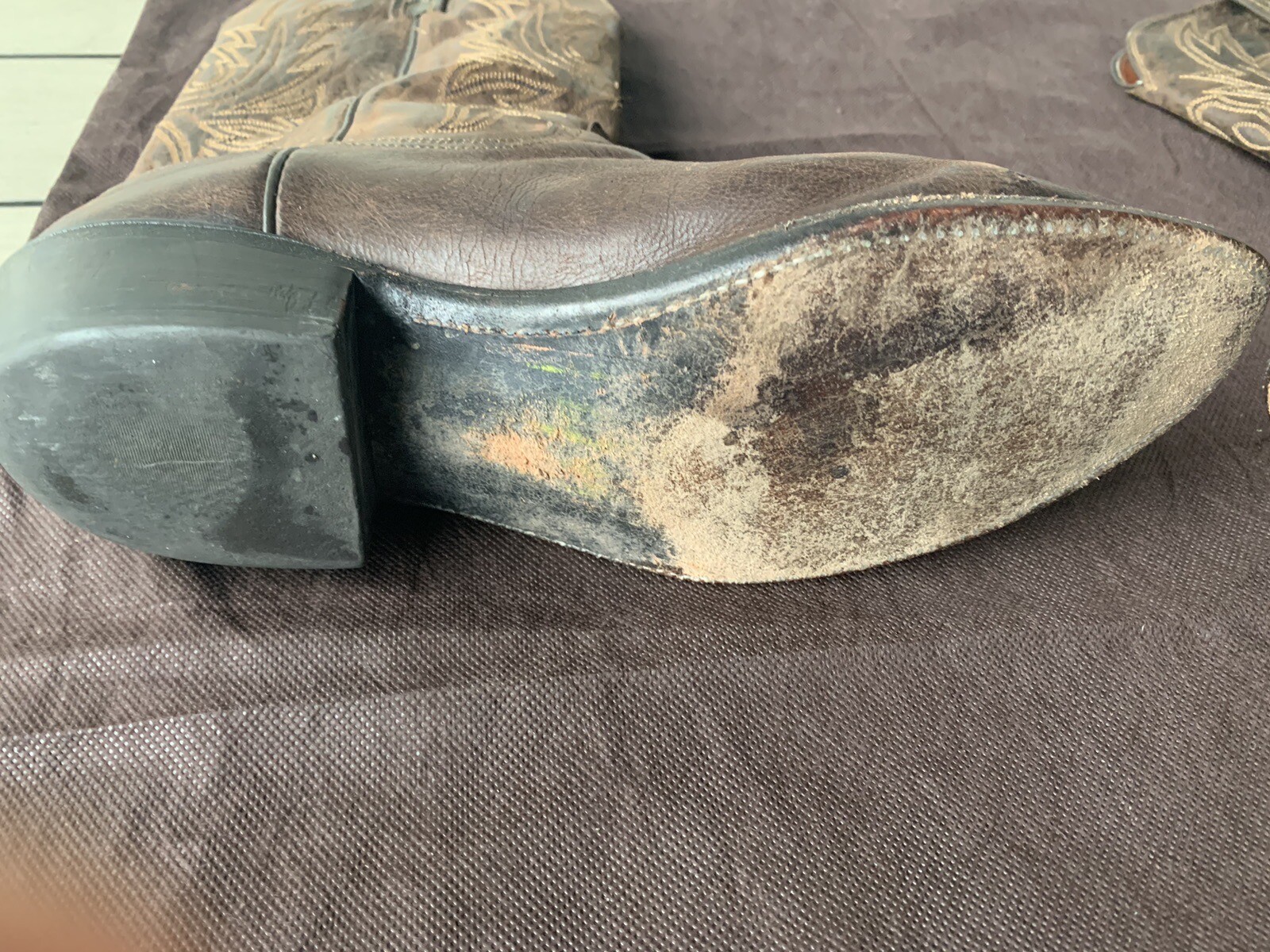 Lucchese 1883 N1556 R4 Corbin Mad Dog Cowboy Boots Mens 10D eBay