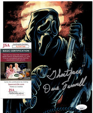 Dane Farwell Authentic Signed 8x10 Photo Autograph, Scream, Ghostface, JSA COA