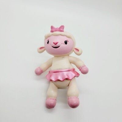 Peluche Doc McStuffins Lambie - 30cm - Douce Et Mignonne - Jouet Enfant - Cadeau Noël - Inspiré Par La Série TV