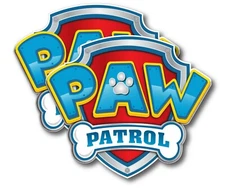 2X PAW PATROL LOGO DECAL STICKER 3M US MADE TRUCK WINDOW CAR KIDS MARSHALL CHASE