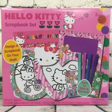 Sanrio Hello Kitty Scrapbook Set Kid's Create Your Own Craft Kit Children DYI