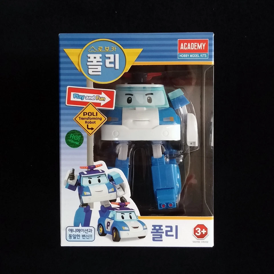 Robocar POLI ROY AMBER HELLY Transforming Robot 4.7" Figures Cars 4pcs Toys set - Image 2 of 4