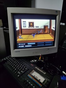 NES FAMICOM  DOUBLE DRAGON  III THE ROSETTA STONE JAPANESE GAME USED CONDITION