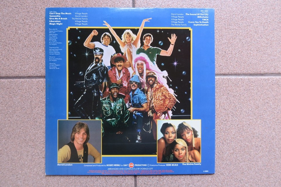 Village People Can't Stop The Music Original Motion Picture