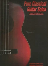 Pure Classical Guitar Solos Book - Edited by Robert Park (Creative Concepts) VG