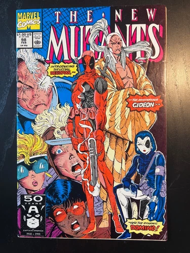 New Mutants #98 - 1991 - Marvel Comics - 1st App Deadpool - Nice Upper Mid Grade