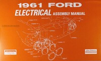 1961 Ford Elektrisch Kabelbaum Montage Manuell Galaxie Fairlane Starliner
