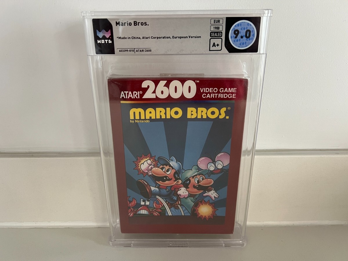 Mario Bros (Atari 2600) WATA 9.0 A+ Graded New Sealed VGS