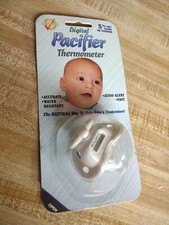 Digital Pacifier Thermometer with Musical Fever Alarm New old stock sealed