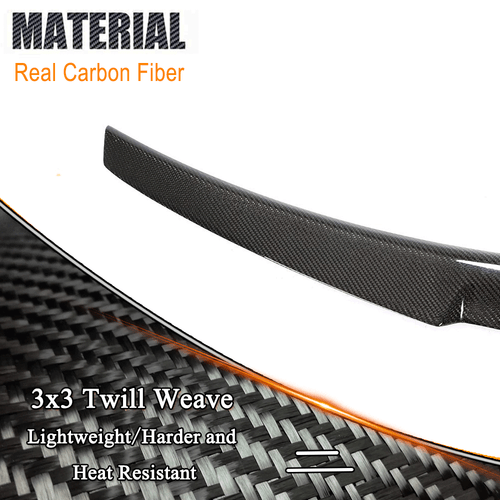 Carbon Heckspoiler Spoiler Flügel Heckansatz Passt für Audi A6 C8 S6 2019-2021 - Picture 9 of 12