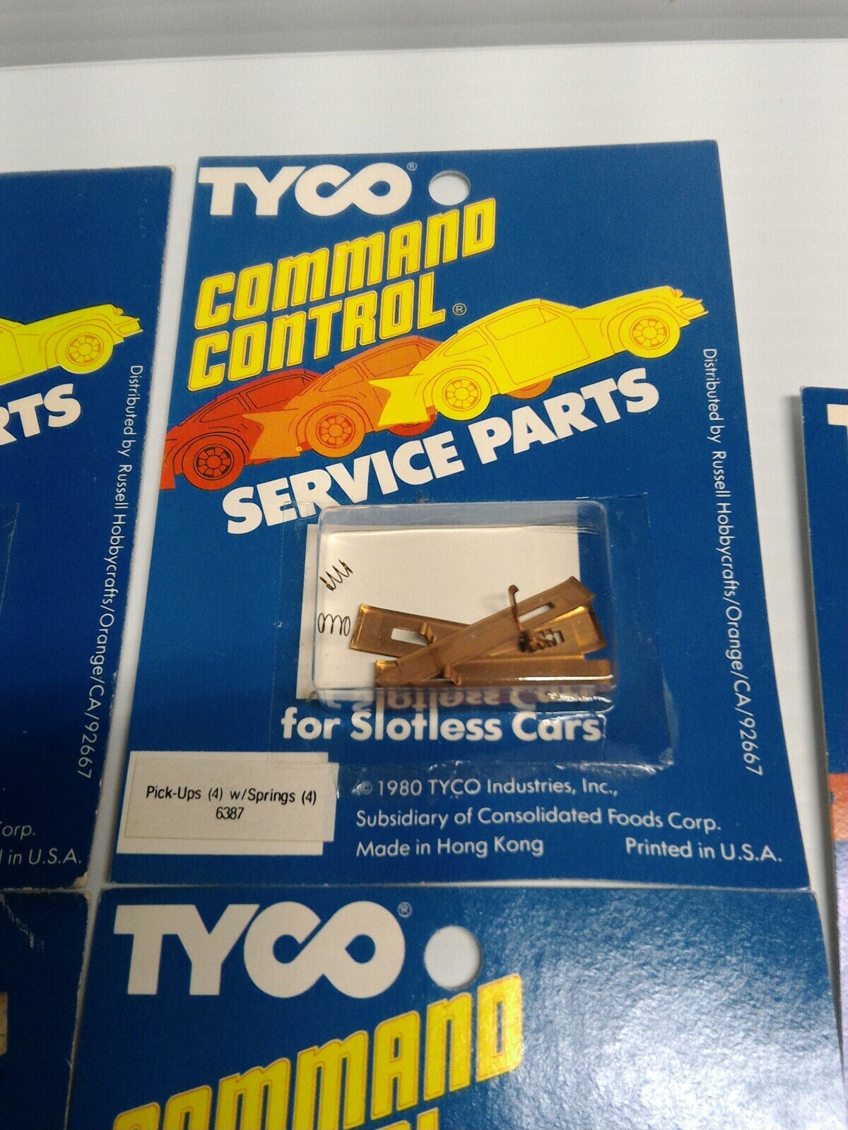 Tyco Command Control Tyco Command Control Service Parts LOT 1 CardOf Each #6489, 6386, 6494 ...