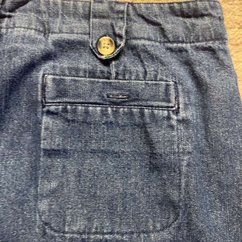 Vintage White Stag Denim Rock Blue Jeans Maxi Taschen Damen 12 Rückenschlitz EUC* - Bild 8 von 8