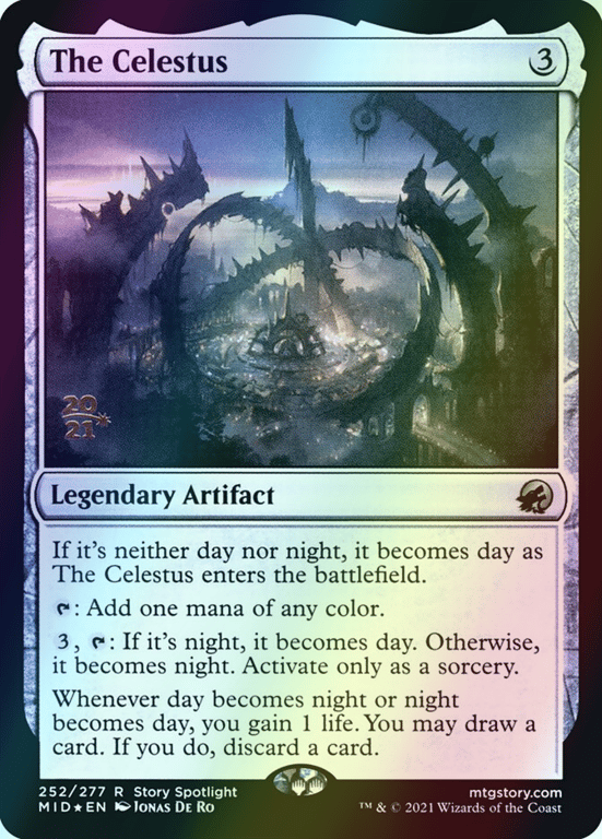 MTG The Celestus Prerelease Foil ** Midnight Hunt Promos