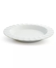 Hotel Collection Fluted White Pasta Bowl 9.45" – Porcelain Dinnerware NEW
