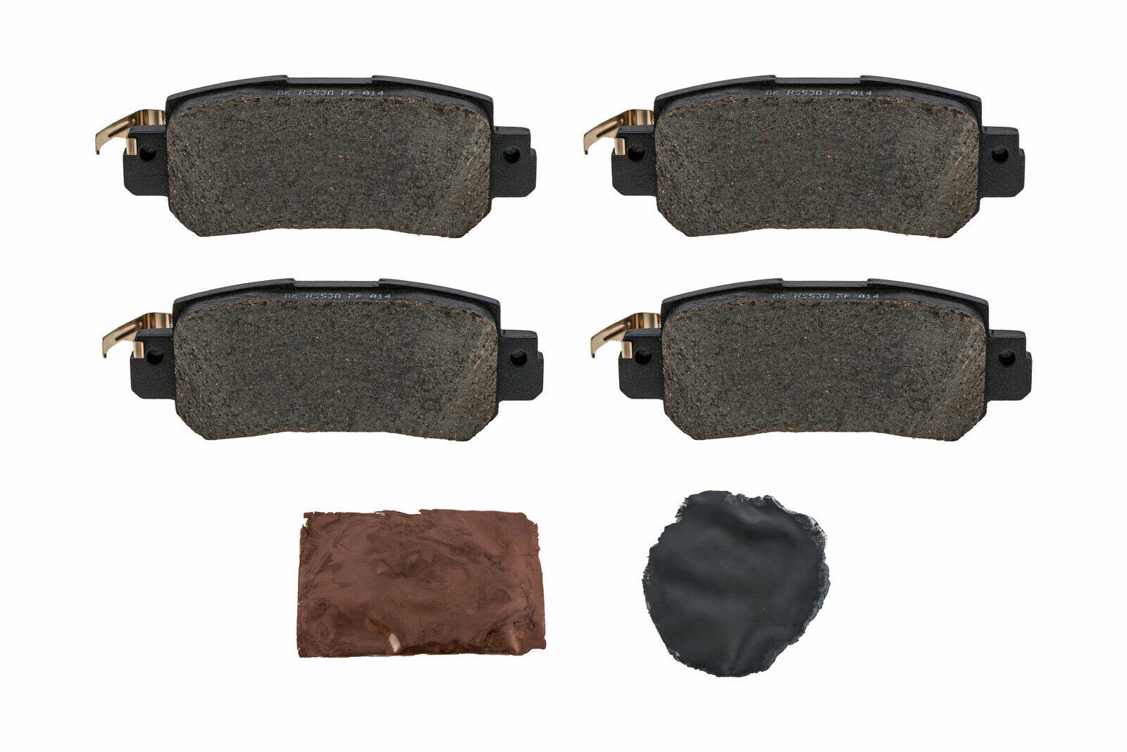 Juego de pastillas de freno de disco trasero cerámicas para Mazda CX-5 2013-2016 (P/N K0Y1-26-48ZC)