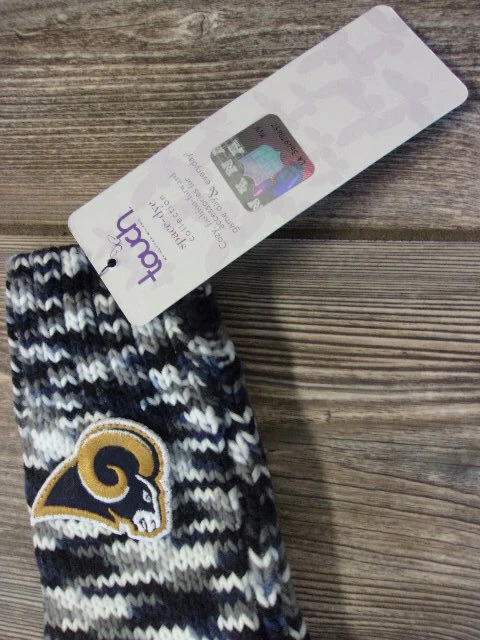 Guantes para mujer Los Angeles Rams Touch by Alyssa Milano bordados con logotipo tejido nuevos con etiquetas Foto 3 de 3