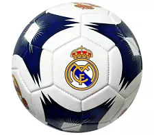 Real Madrid Soccer Ball, Size 4, White/Blue, Licensed