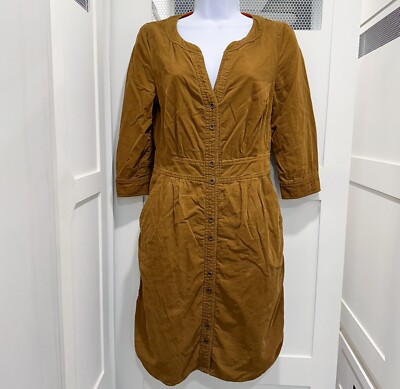 anthropologie green corduroy dress New Anthropologie Green Corduroy main image 0
