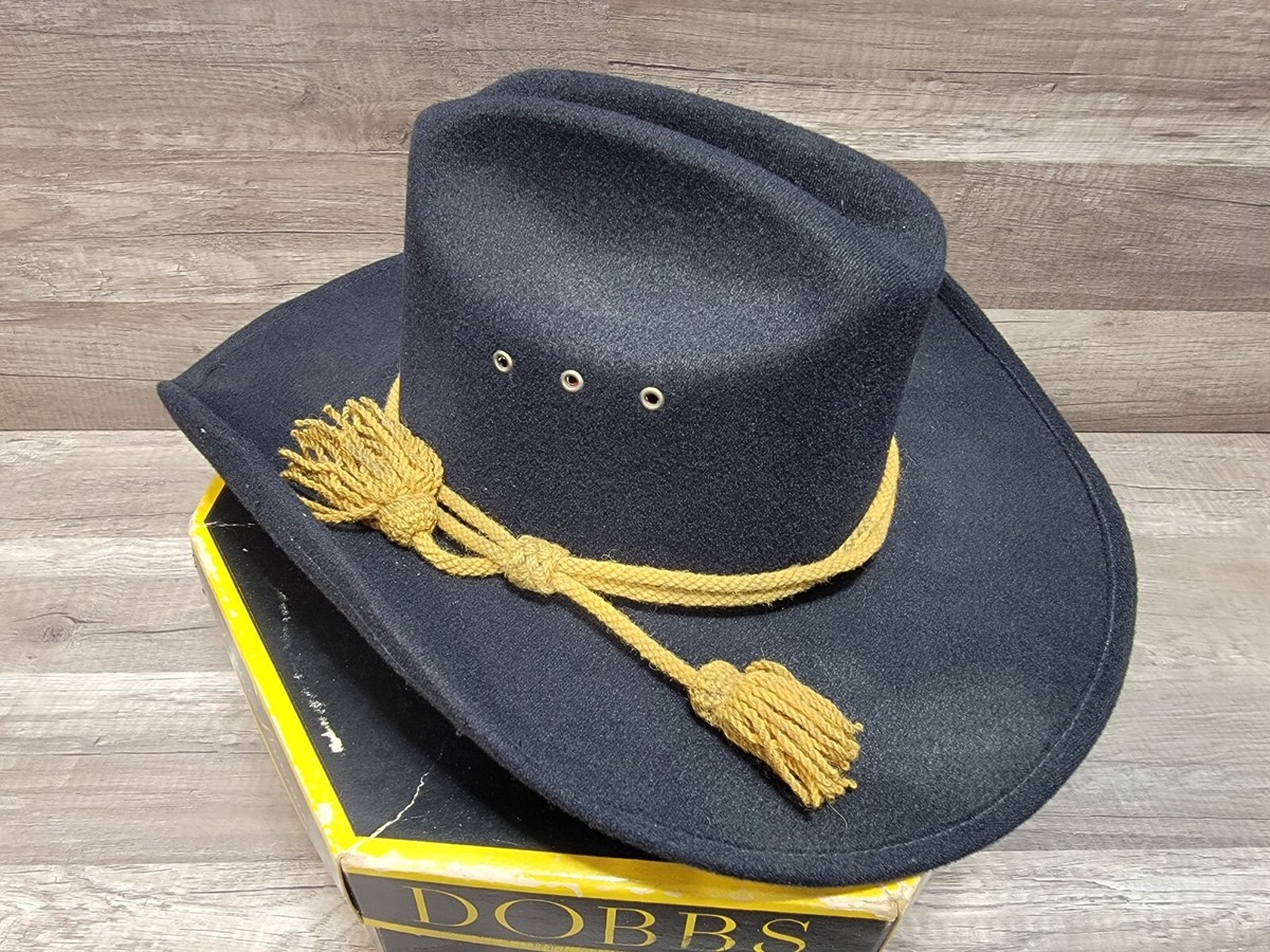 Dobbs 5th Avenue 50's ヴィンテージハット Vintage 50s Dobbs 5th Avenue Black Western Hat With Original