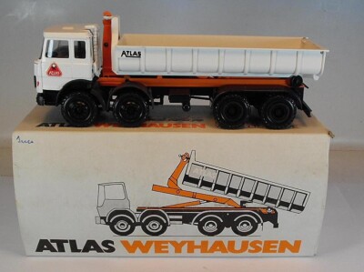 Conrad 1/50 Nr. WeMo Atlas Weyhausen IVECO LKW Abrollcontainer a. F. OVP 1 #8305