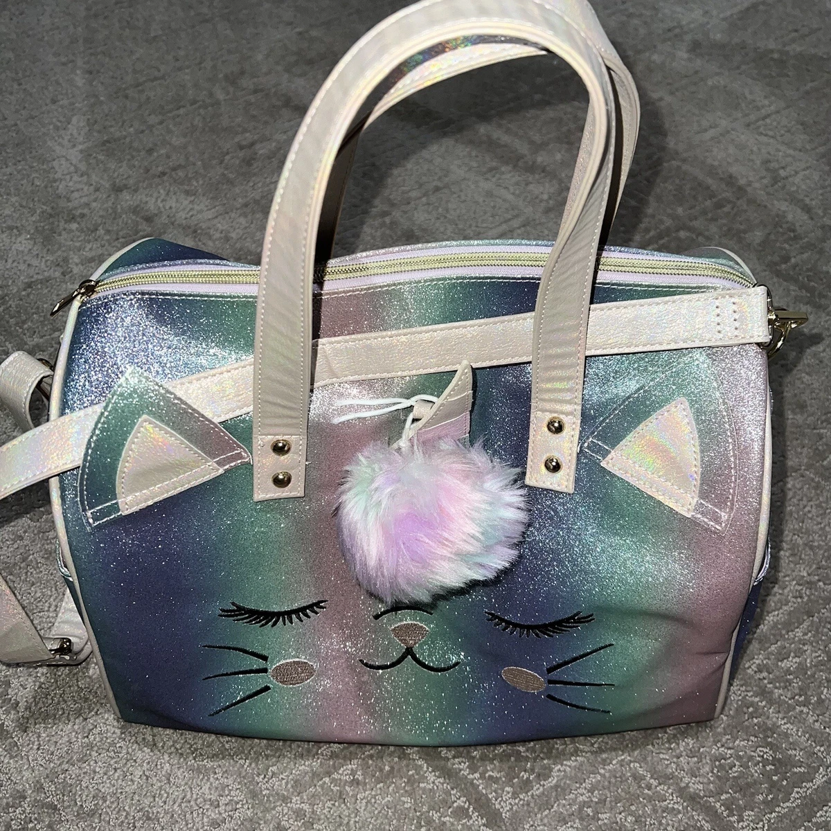 Pink and Lavender Unicorn Duffle Bag