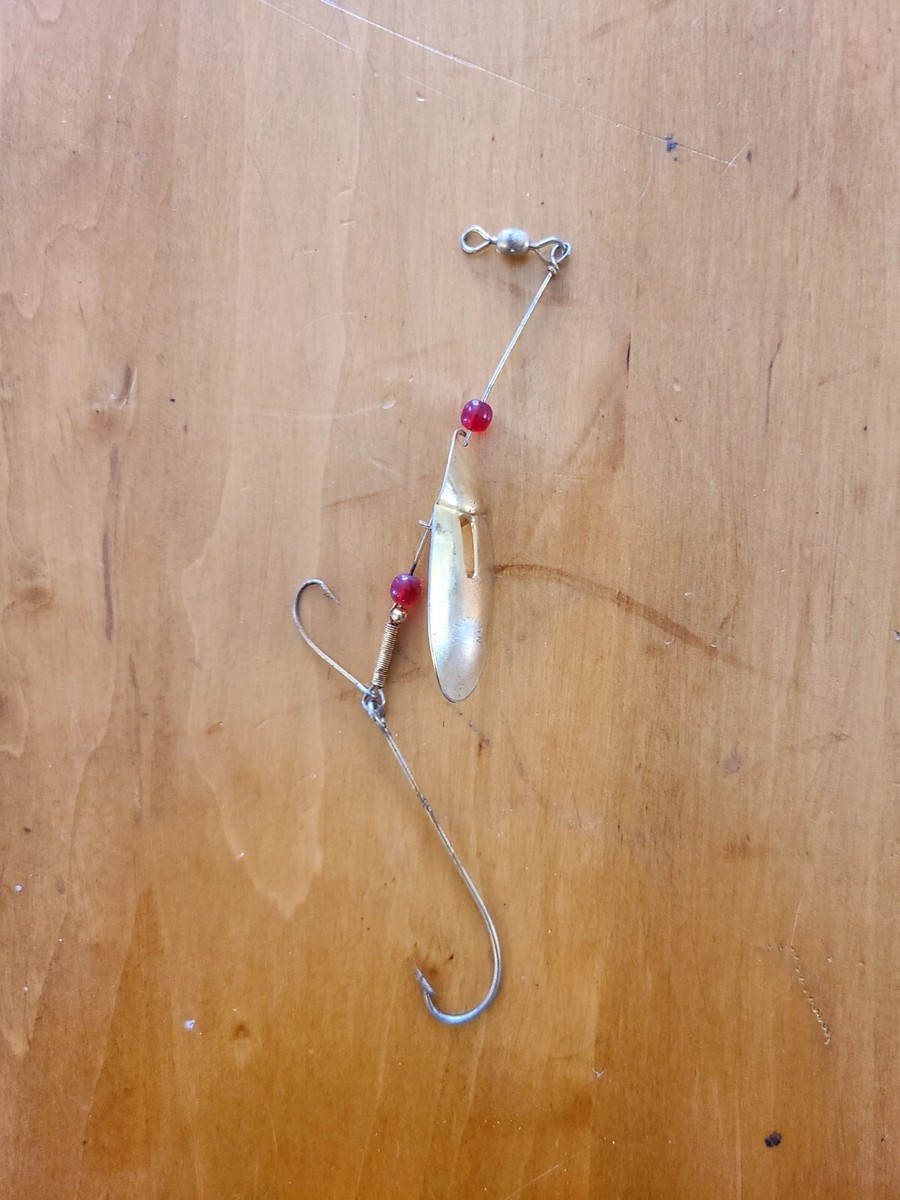 Appât De Pêche Vintage Marathon 6 Pouces Spinner Couleur Or – Livraison Gratuite