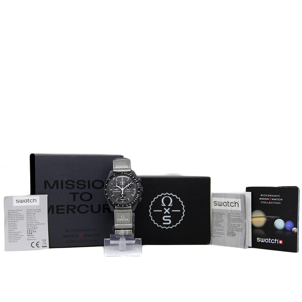NEW Omega X Swatch Moonswatch SO33A100 Mission To Mercury NEW Omega X Swatch Moonswatch SO33A100 Mission To Mercury