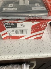 MK Socket Switched 13A 2-Gang Brushed Chrome 2948BRC