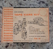 Music Recorders Robins Sound Engineered Tape Kare Kit Tk-7 Vintage!